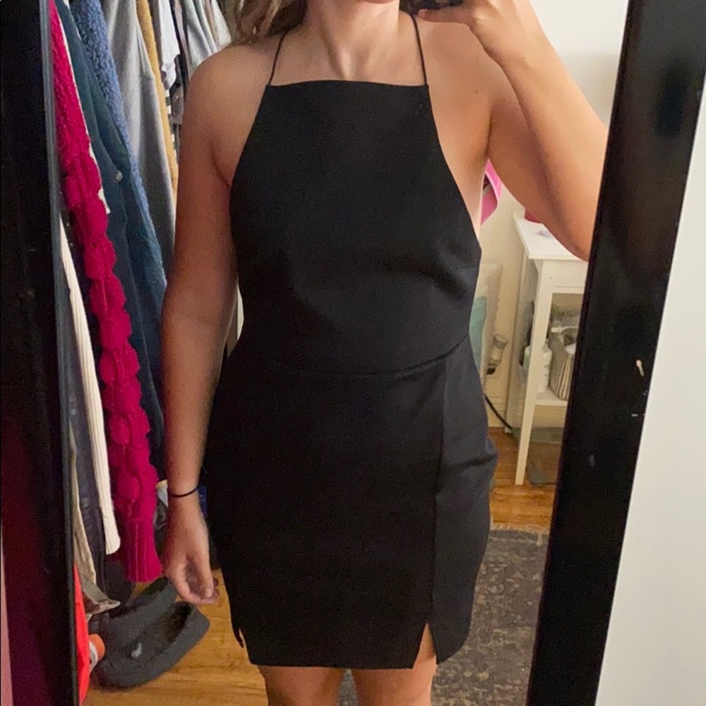 NWT Strappy Black Mini Cocktail Dress